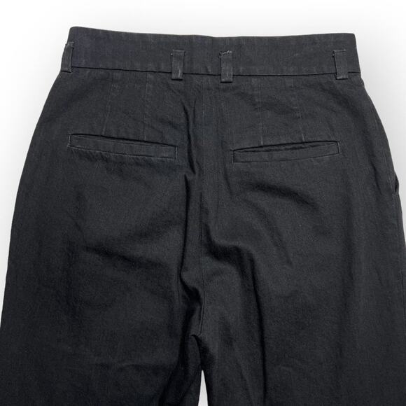 MAME KUROGOUCHI High Waisted Wide Leg Pants SIZE 4 WAIST 29 Black Jeans JAPAN 29 - Picture 8 of 11